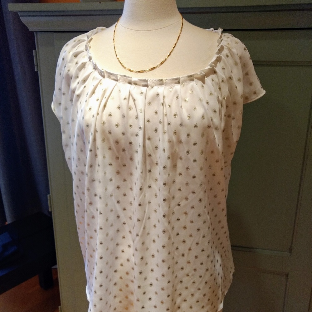 Lauren Conrad Dressy White Tunic